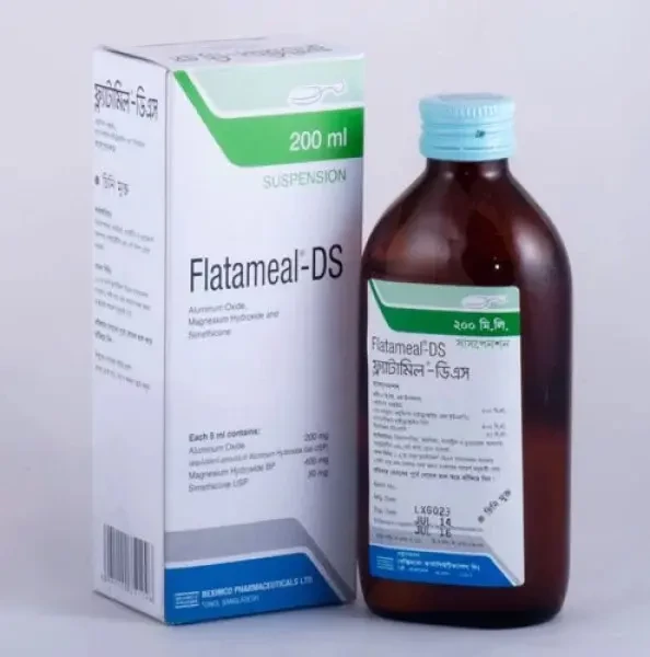 Flatameal DS(200 mg+400 mg+30 mg)/5 ml