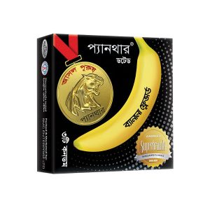 Panther Dotted Banana Flavored Condoms