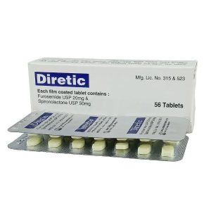 Diretic20 mg+50 mg
