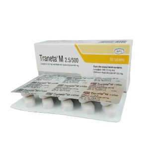 Traneta M2.5 mg+500 mg