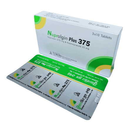 Nupralgin Plus375 mg+20 mg