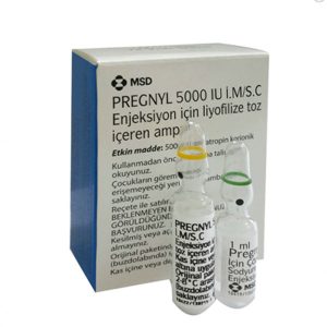 Pregnyl5000 IU/vial