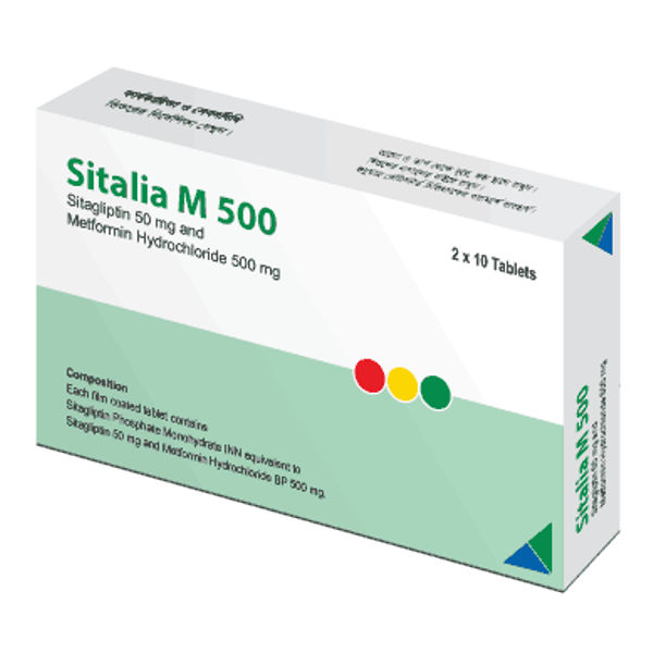 Sitalia M50 mg+500 mg