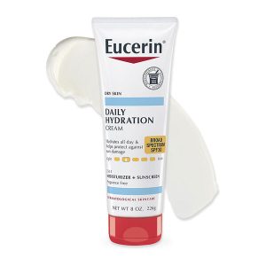 Eucerin Daily Hydration Broad Spectrum SPF 30 Sunscreen Body Cream – 226gm