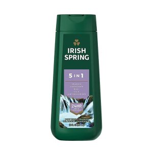 Irish Spring 5 in 1 Shampoo Conditioner Body Face 24hr Deodorizer – 591ml
