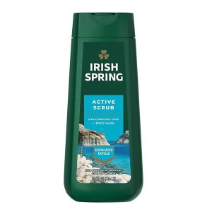 Irish Spring Active Scrub Moisturizing Face & Body Wash – 591ml
