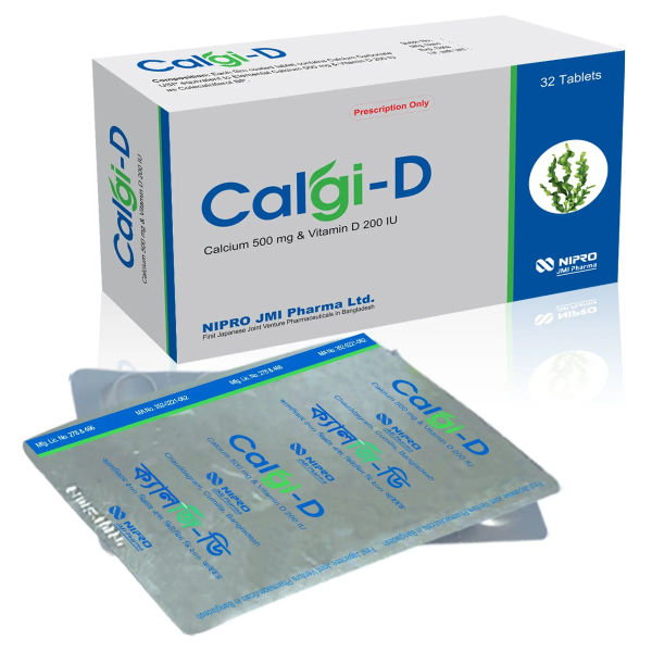 Calgi-D 500 mg+200 IU