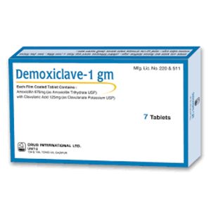 Demoxiclave 875 mg+125 mg
