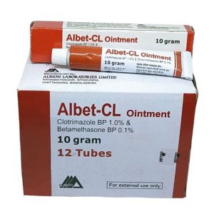 Albet-CL Ointment 0.1%+1% -10gm