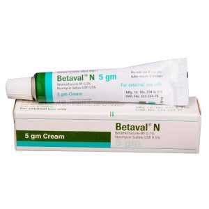 Betaval N Cream - 5gm tube