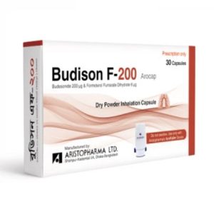 Budison F Dry Powder Inhalation Capsule (DPI) 200 mcg+6 mcg