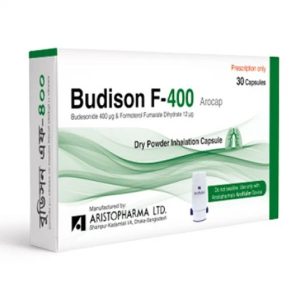 Budison F Dry Powder Inhalation Capsule (DPI) 400 mcg+12 mcg