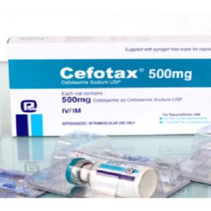 Cefotax IM/IV Injection 500mg vial