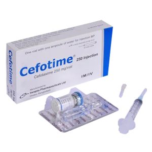 Cefotime IM/IV Injection 250mg vial