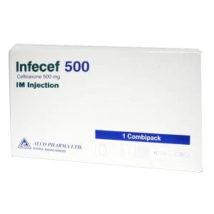 Infecef IM Injection 500mg/vial