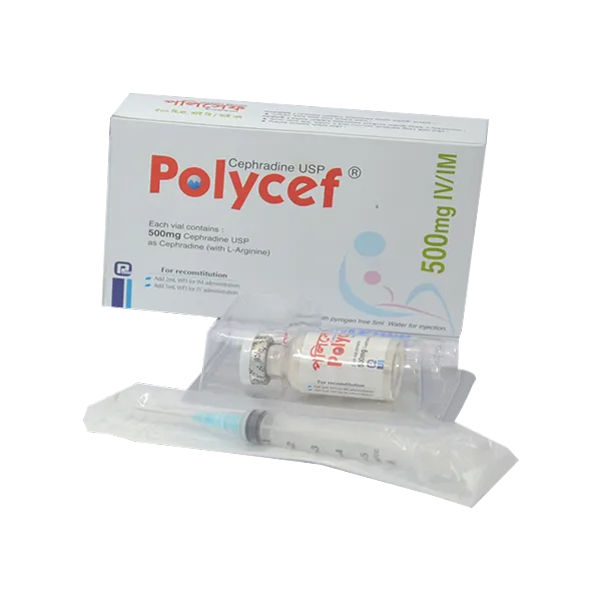 Polycef IM/IV Injection 500mg vial