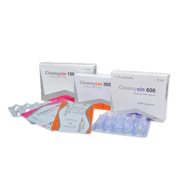Cinamycin IM/IV Injection 600mg/4ml ampoule