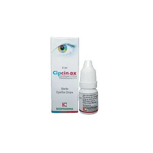 Cipcin-DX Ophthalmic Solution 5ml